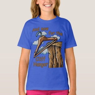 Camiseta Imagem divertida de Cliff Hanger com Reprodução de