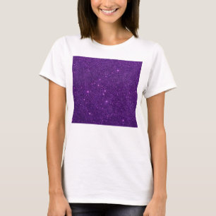 Camiseta Imagem do brilho roxo brilhante