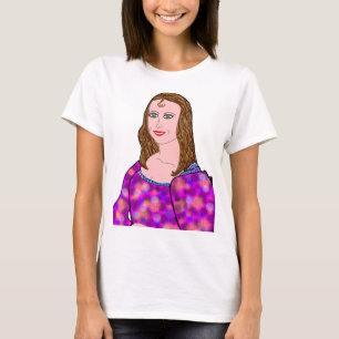 Camiseta Imagem do Cartoon Mona Lisa