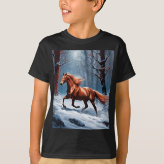 Camiseta Imagem do cavalo