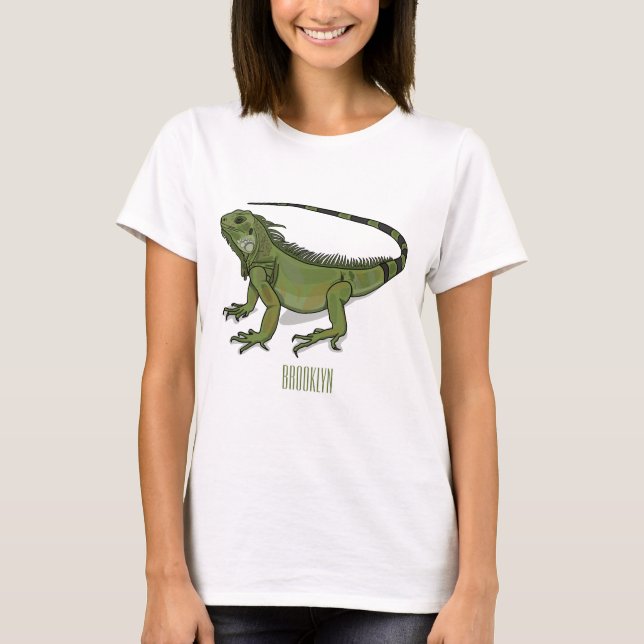 Camiseta Imagem do desenho de Iguana (Frente)