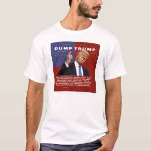 Camiseta Imagem do Dump Trump 2020