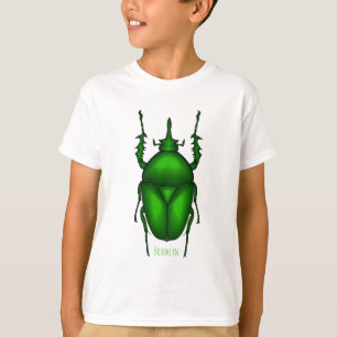 Camiseta Imagem do inseto Mecynorhina torquata