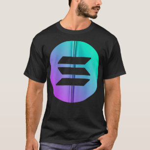 Camiseta Imagem do logotipo Solana SOL Cryptocurrency Emble