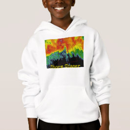 Camiseta Imagem do radar do caçador da tempestade
