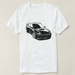 Camiseta Imagem do vetor da WTI de Subaru Impreza WRX