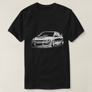 Camiseta Imagem do vetor de evolução Mitsubishi