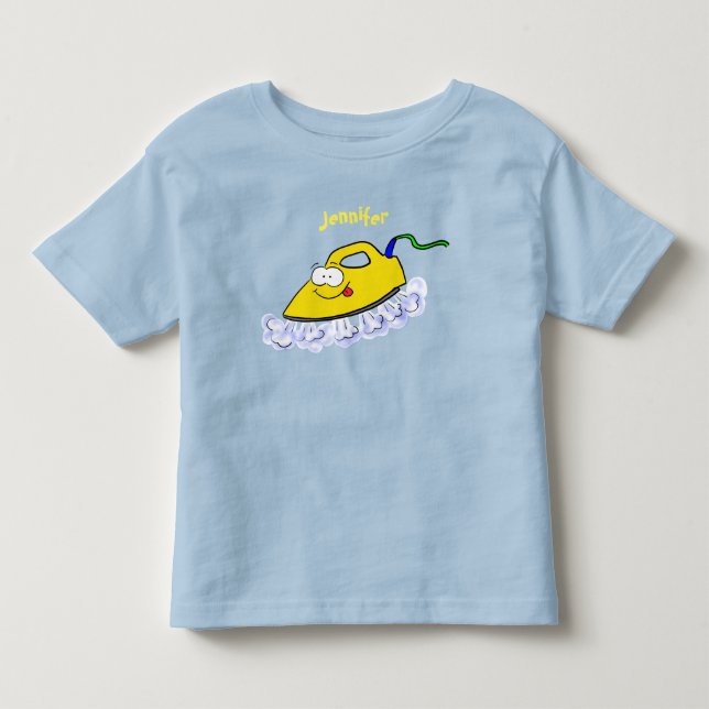 Camiseta Imagem engraçada da lavanderia de ferro (Frente)