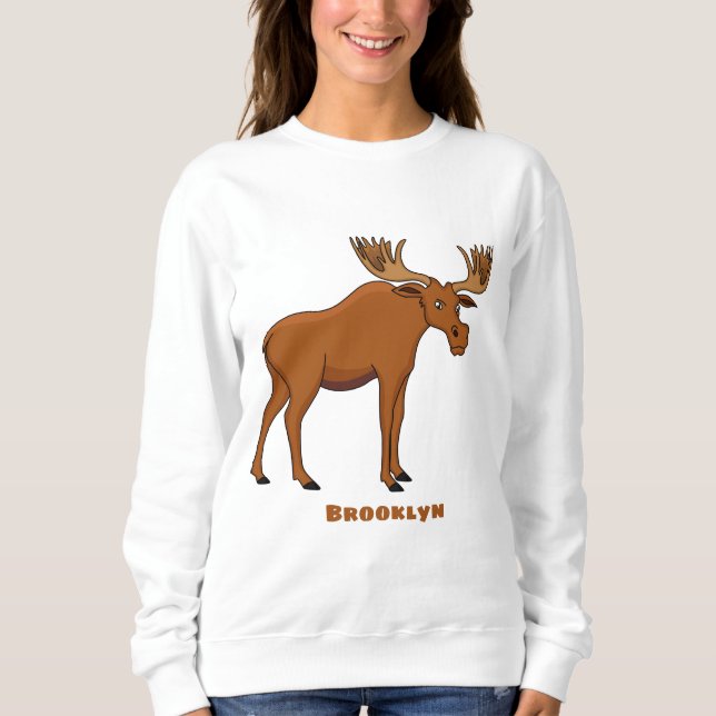 Camiseta Imagem engraçada de desenho animado (Frente)