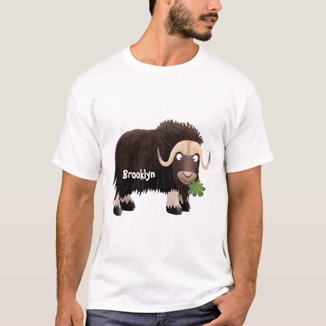 Camiseta Imagem engraçada de desenho animado (Frente)