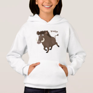 Camiseta Imagem engraçada de desenho animado de javalis