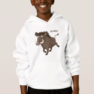 Camiseta Imagem engraçada de desenho animado de javalis