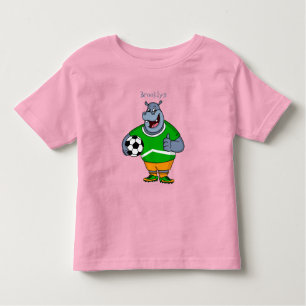 Camiseta Imagem engraçada do desenho animado do jogador de