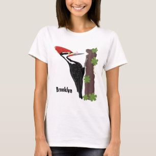 Camiseta Imagem engraçada do desenho do pica-pau pileado