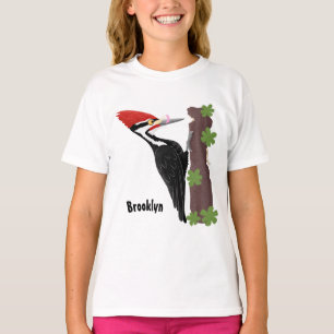 Camiseta Imagem engraçada do desenho do pica-pau pileado