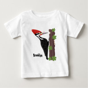 Camiseta Imagem engraçada do desenho do pica-pau pileado