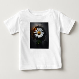 Camiseta Imagem estilizada de uma margarida florescente, su