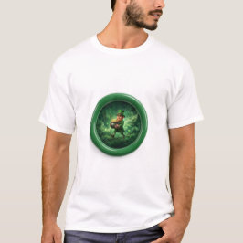 Camiseta Imagem Fantasia Duende Carregando Pote de Ouro