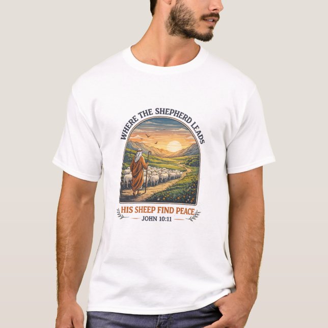 Camiseta Imagem genérica de pastor. (Frente)
