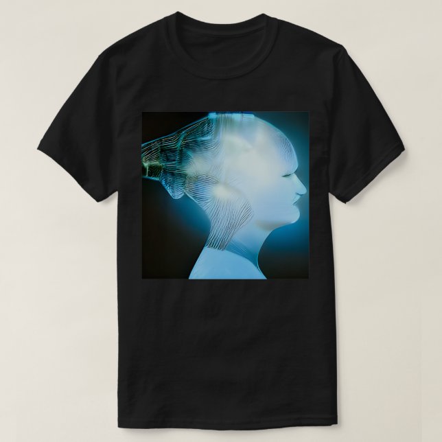 Camiseta Imagem gerada pela IA da Inteligência Artificial (Frente do Design)