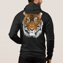 Camiseta Imagem gráfica legal e personalizada de preto tigr