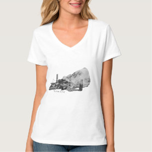 Camiseta imagem original de vida útil de vintage maup bag