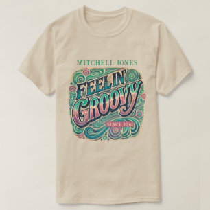 Camiseta Imagem Personalizada do Groovy Retro 70s
