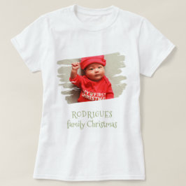 Camiseta Imagem Personalizada do Natal da Família Carregar 