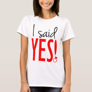 Camiseta imagem que eu disse sim