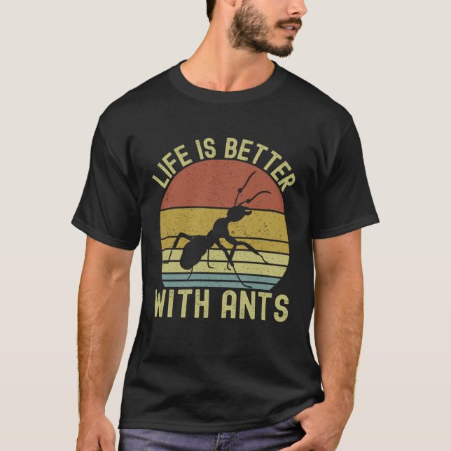Camiseta Imagem Retroativa Com Fazenda Ants Ant (Frente)