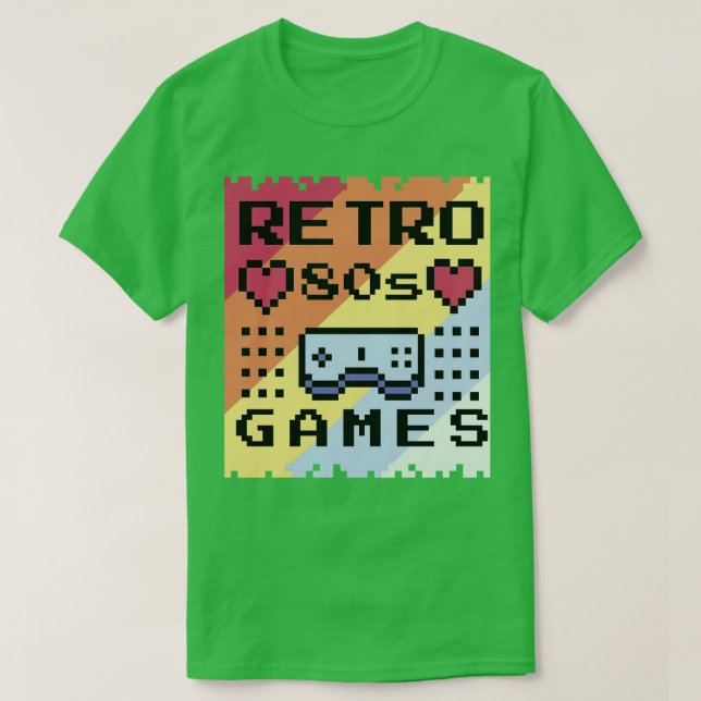 Camiseta Imagem Retroativa da Arcade (Frente do Design)