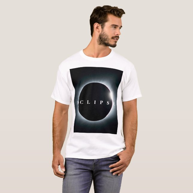 Camiseta Imagens do Eclipse Lunar Fotos da Foto do Eclipse  (Frente Completa)