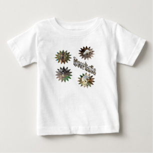 Camiseta Imagens do Meerkat em Formas Estrelas,
