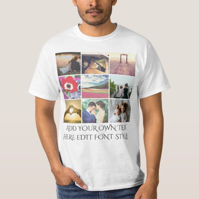 Camiseta imagens e texto (Frente)