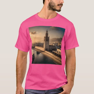 Camiseta Imagens fantasia cidade Marrocos cidade casablanca