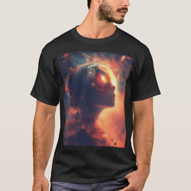 Camiseta imaginação de um humN (Frente)