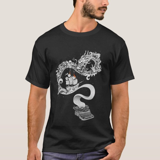 Camiseta imaginação desencadeada (Frente)