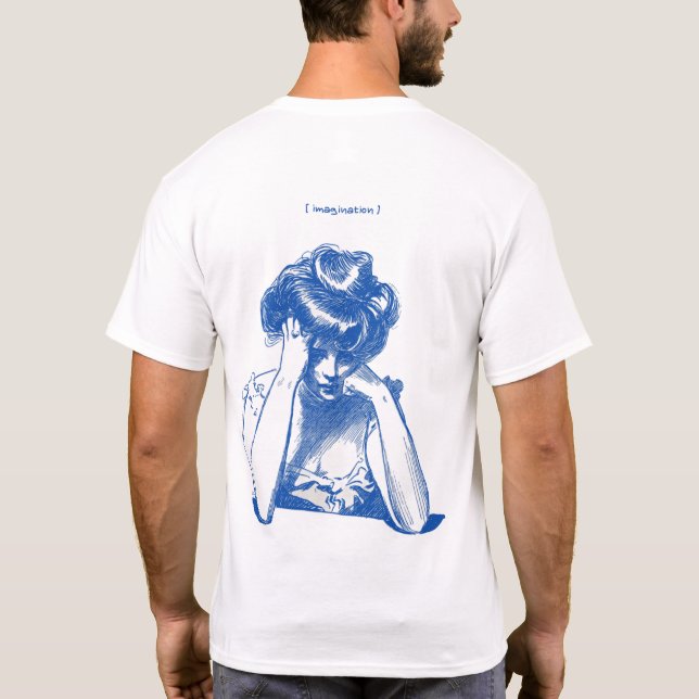 Camiseta Imaginação em silêncio (Verso)