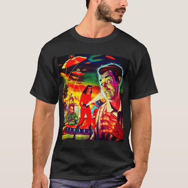 Camiseta Imaginação - outubro de 1956 - Ficção científica (Frente)