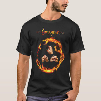 Camiseta Imagine Dragões Cingidos Pelo Fogo