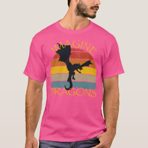 Camiseta Imagine o estilo do dragão fantasma