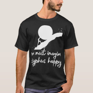 Camiseta Imagine-se Sisyphus HappyAlbert Camus