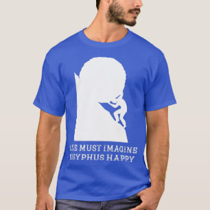 Camiseta Imagine Sisyphus feliz