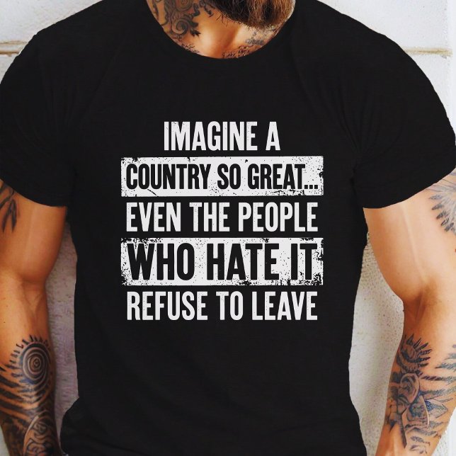 Camiseta Imagine-Um-País-Tão Grande (Criador carregado)