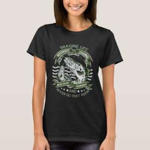 Camiseta Imagine Uma Vida Sem Pescar Robalo
