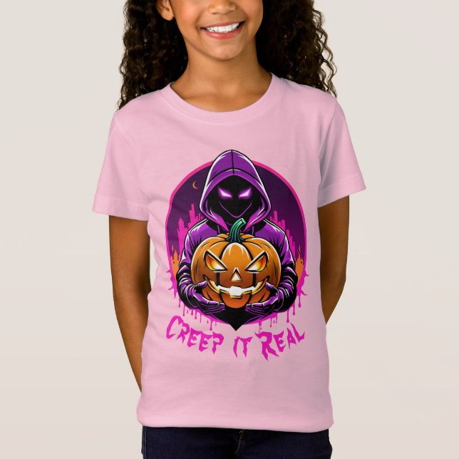 Camiseta Imaginem o Halloween Real, Horror (Frente)