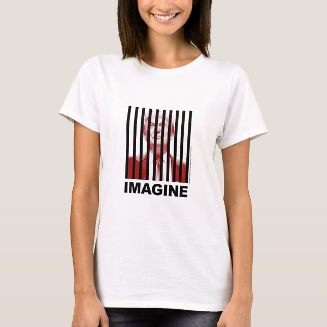 Camiseta Imaginem Trump Atrás de Bares (Frente)