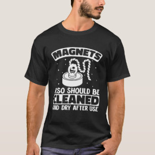 Camiseta Ímãs Devem Ser Limpos Após Uso Para Pesca Magnétic