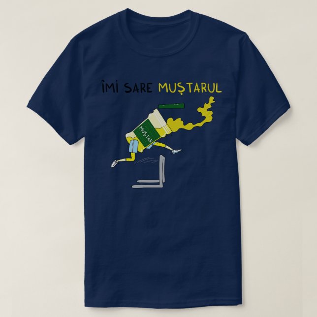 Camiseta Imi sare mustarul (Frente do Design)