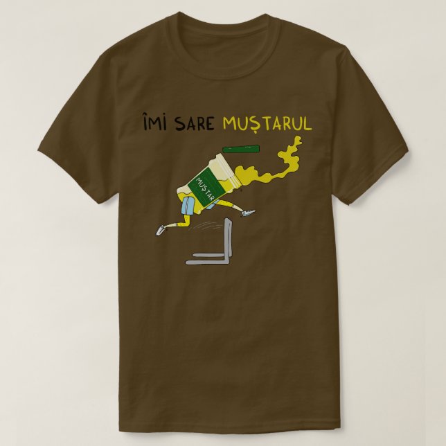 Camiseta Imi sare mustarul (Frente do Design)